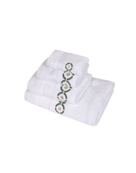 "Polka" bath towels