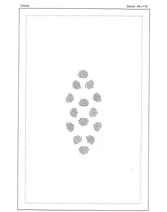 "Coraux"  tablecloth pattern