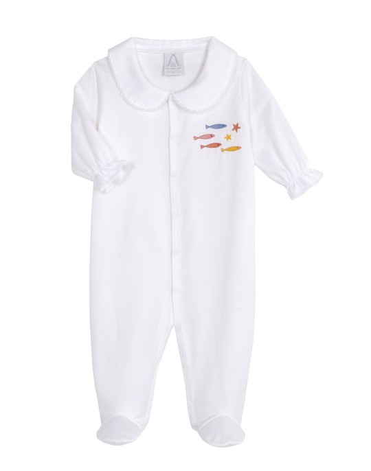 Pyjama brodé Lagon